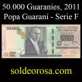 Billetes 2011 5- 50.000 Guaran�es